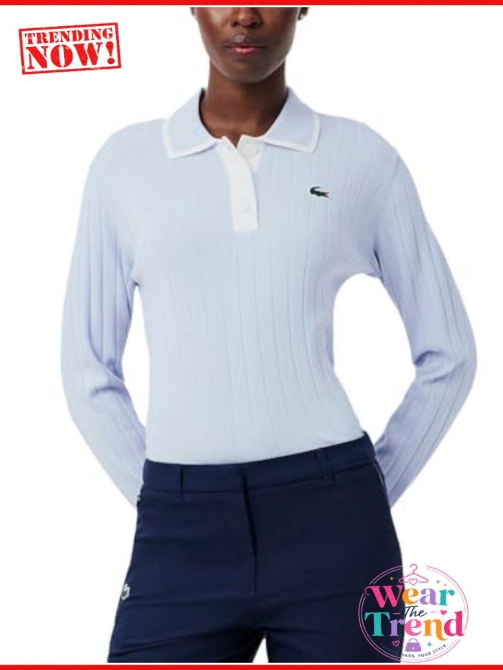 Womens Golf Sweater Long Sleeve Collared Pullover Stretch Regular Fit